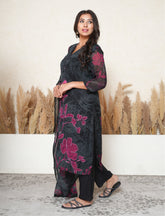 Black tie and dye l digital printed suit
